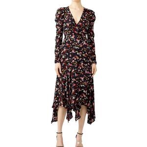 A.L.C. Tiana Silk Wrap Dress Size 2